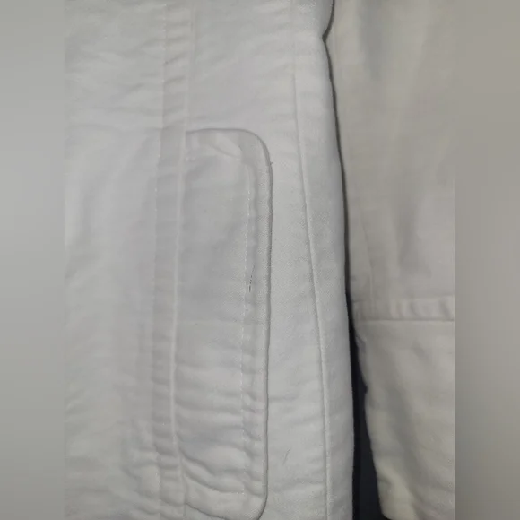 MNG by Mango 100% cotton beige/tan jacket womens XXS - Picture 3 of 9